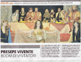 Rassegna stampa per il presepe